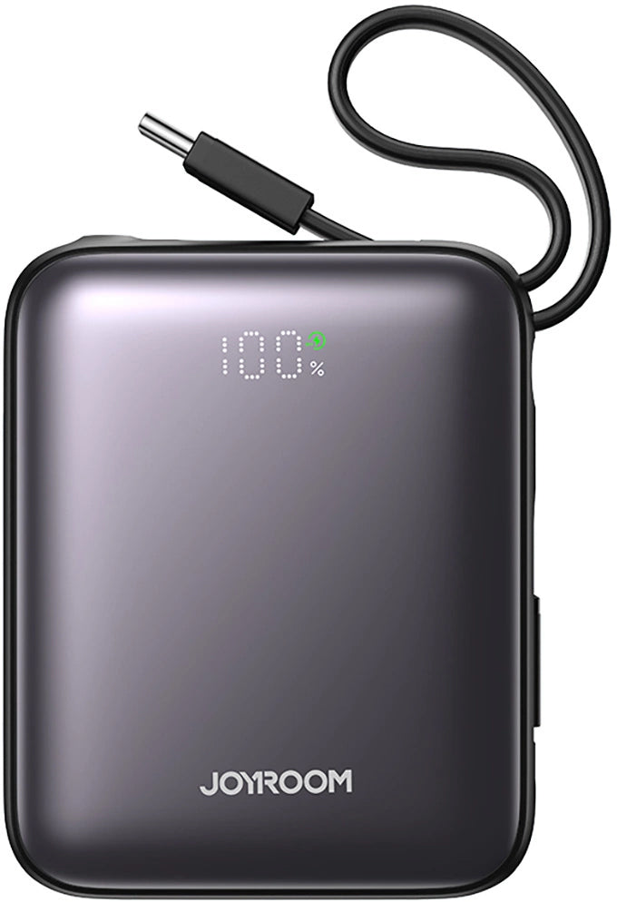 Vanjska baterija Joyroom JR-PBF27, 10000mAh, 22.5W, QC + PD, 1 x Lightning - 2 x USB-C, Crna