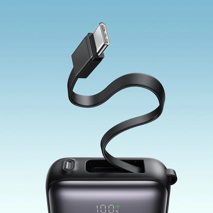 Vanjska baterija Joyroom JR-PBF27, 10000mAh, 22.5W, QC + PD, 1 x Lightning - 2 x USB-C, Crna