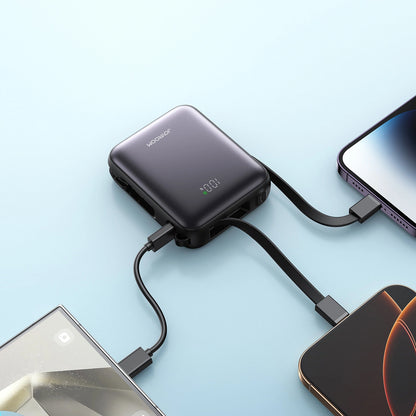 Vanjska baterija Joyroom JR-PBF27, 10000mAh, 22.5W, QC + PD, 1 x Lightning - 2 x USB-C, Crna