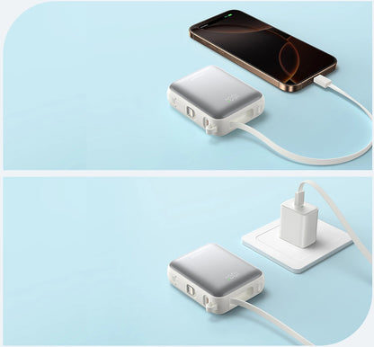 Vanjska baterija Joyroom JR-PBF27, 10000mAh, 22.5W, PD, 1 x Lightning - 2 x USB-C, Bijela