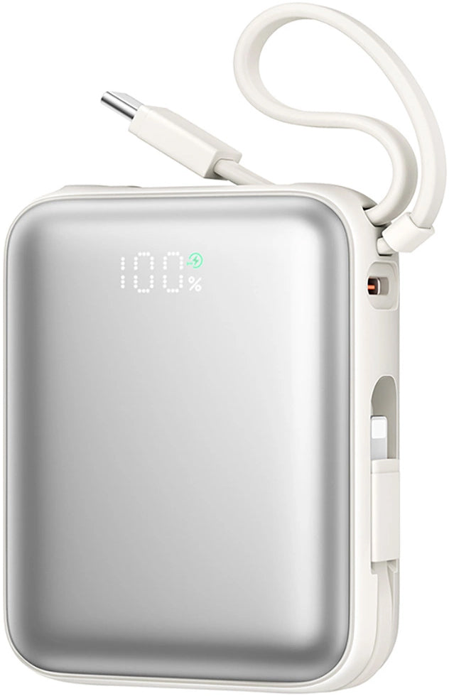Vanjska baterija Joyroom JR-PBF27, 10000mAh, 22.5W, PD, 1 x Lightning - 2 x USB-C, Bijela