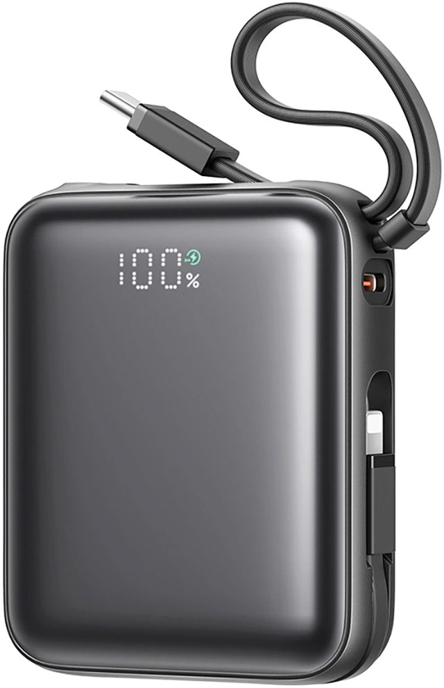 Vanjska baterija Joyroom JR-PBF27, 10000mAh, 22.5W, QC + PD, 1 x Lightning - 2 x USB-C, Crna