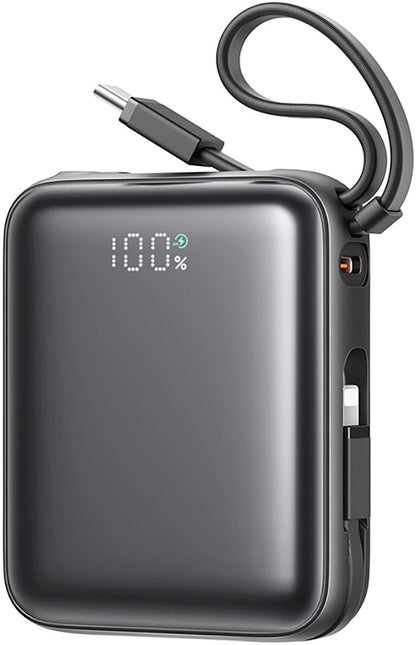 Vanjska baterija Joyroom JR-PBF27, 10000mAh, 22.5W, QC + PD, 1 x Lightning - 2 x USB-C, Crna