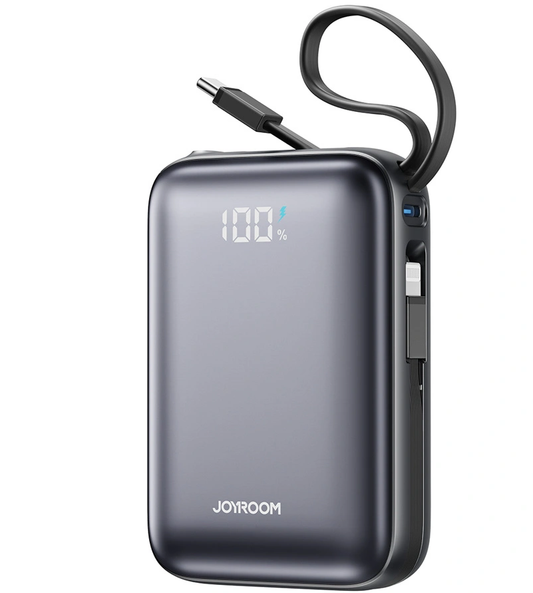 Vanjska baterija Joyroom JR-PBF29, 20000mAh, 22.5W, QC + PD, 1 x Lightning - 2 x USB-C, Crna