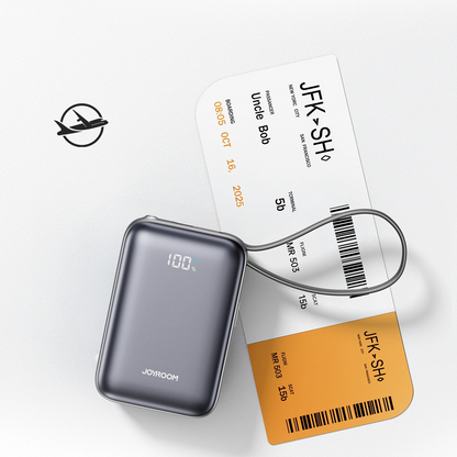 Vanjska baterija Joyroom JR-PBF29, 20000mAh, 22.5W, QC + PD, 1 x Lightning - 2 x USB-C, Crna