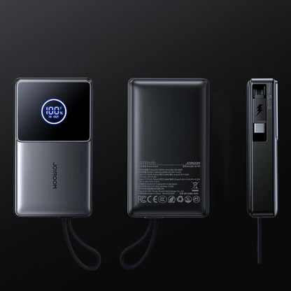 Vanjska baterija Joyroom JR-PR1, 10000mAh, 22.5W, PD, 2 x USB-C, Siva