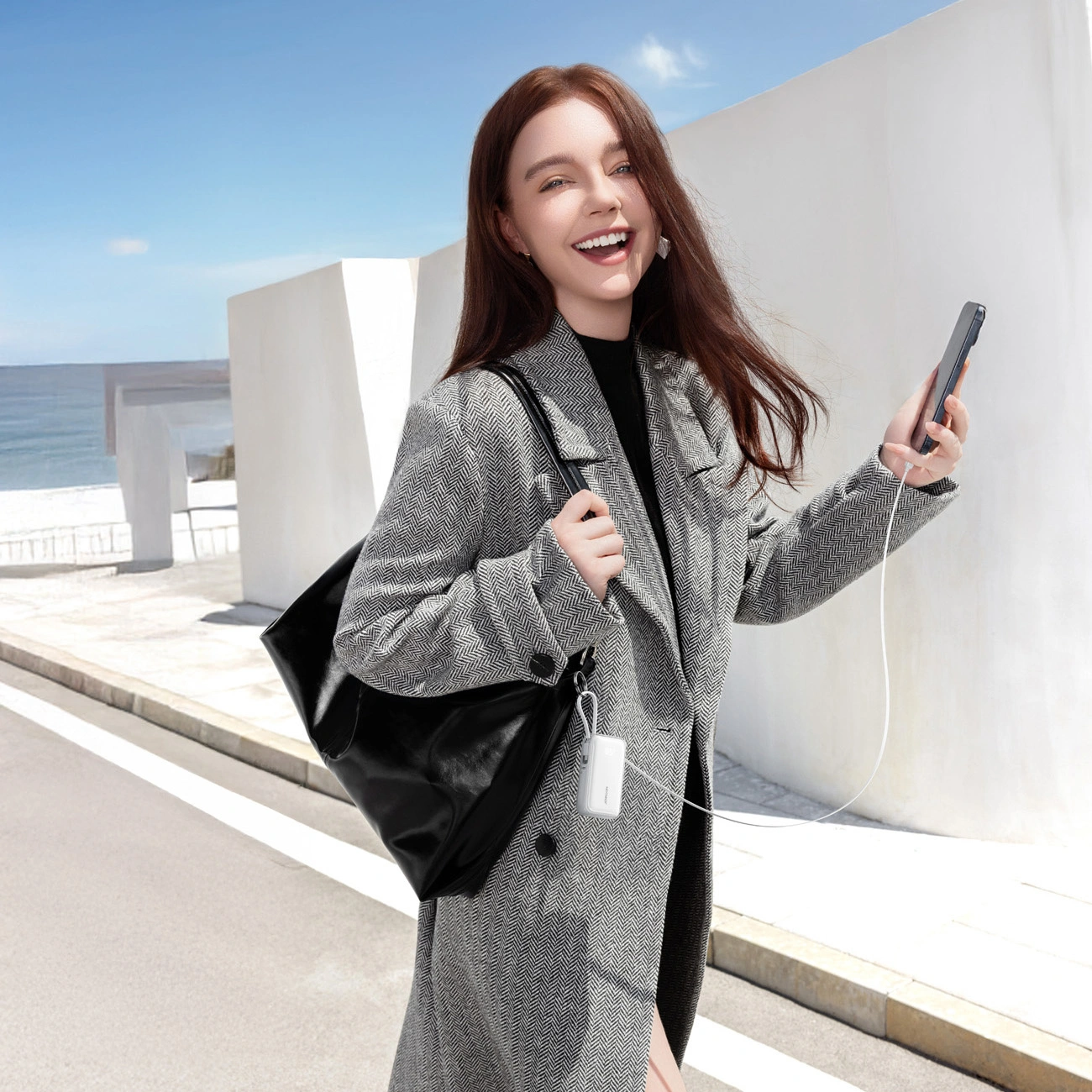 Vanjska baterija Joyroom JR-PR2L, 10000mAh, 35W, QC + PD, 1 x Lightning - 1 x USB-C, Bijela