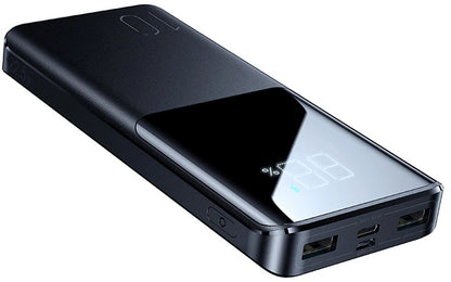 Vanjska baterija Joyroom JR-QP191, 10000mAh, 22.5W, QC + PD, 1 x USB-C - 2 x USB-A, Crna