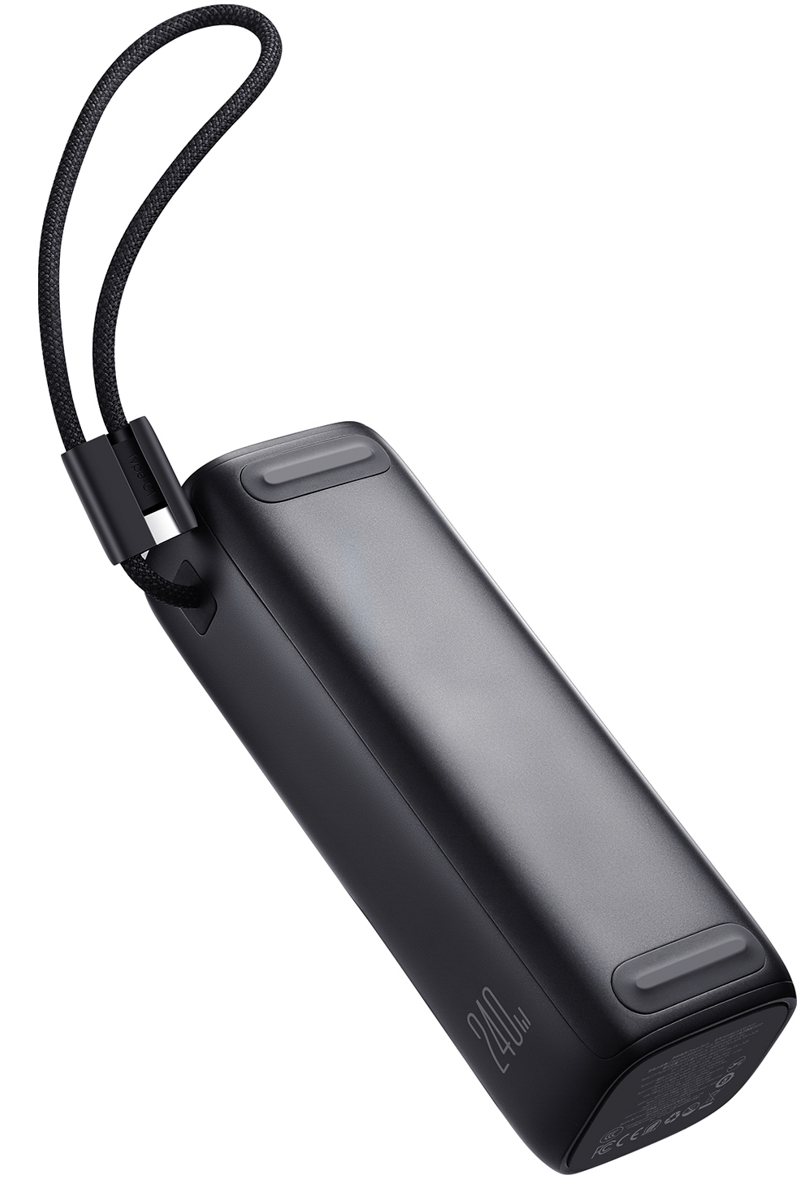 Vanjska baterija Joyroom PODIX PR70, 25000 mAh, 240 W, QC + PD, 1 x USB-A – 3 x USB-C, crna