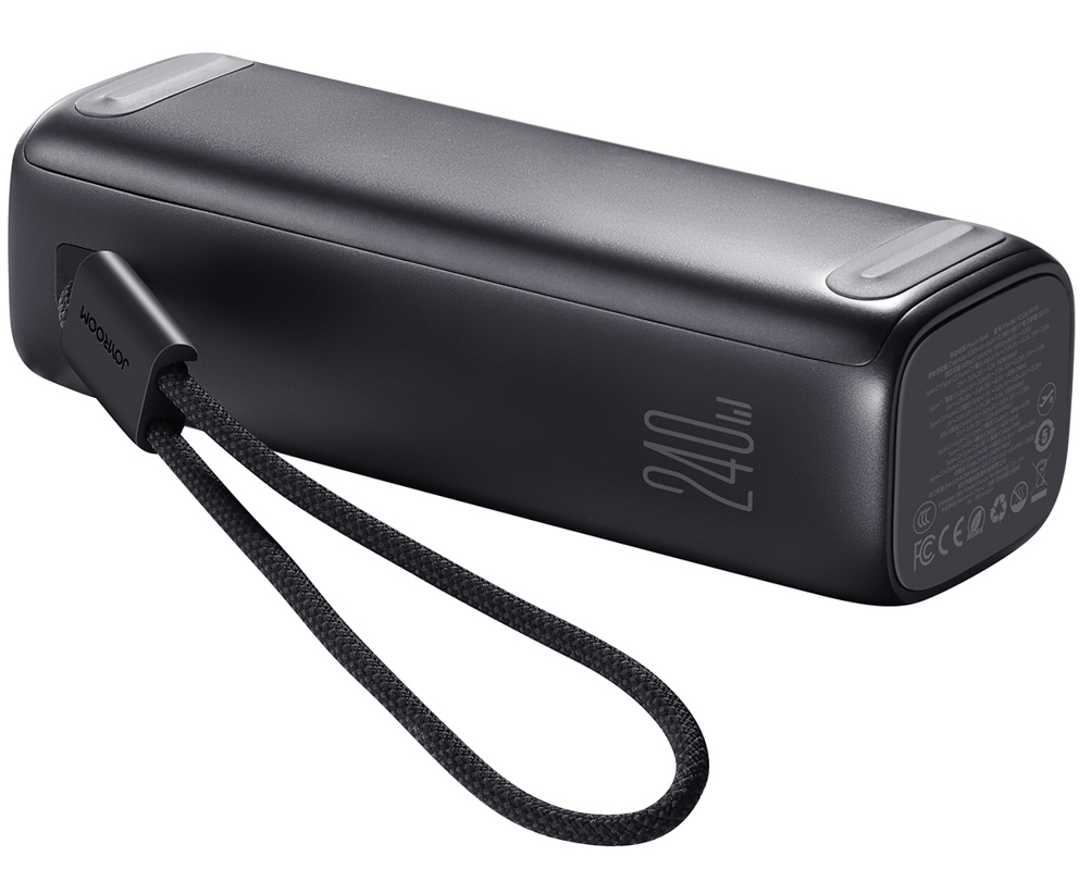 Vanjska baterija Joyroom PODIX PR70, 25000 mAh, 240 W, QC + PD, 1 x USB-A – 3 x USB-C, crna