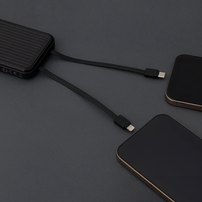Vanjska baterija MaXlife MXPB-06, 10000mAh, 22.5W, QC + PD, 1 x Lightning - 2 x USB-A - 2 x USB-C, Crna