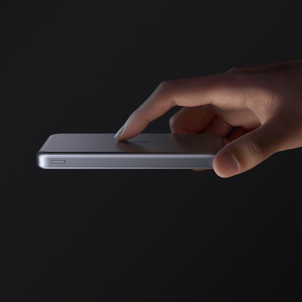 Vanjska bežična baterija McDodo MC-3781 Meta, 10000mAh, 20W, PD + FQI, 1 x QI - 2 x USB-C, Crna