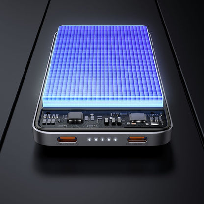 Vanjska bežična baterija McDodo MC-3781 Meta, 10000mAh, 20W, PD + FQI, 1 x QI - 2 x USB-C, Crna