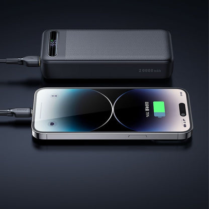 Vanjska baterija McDodo MC-3891 Star, 20000mAh, 22.5W, QC + PD, 2 x USB-A - 1 x USB-C, Crna