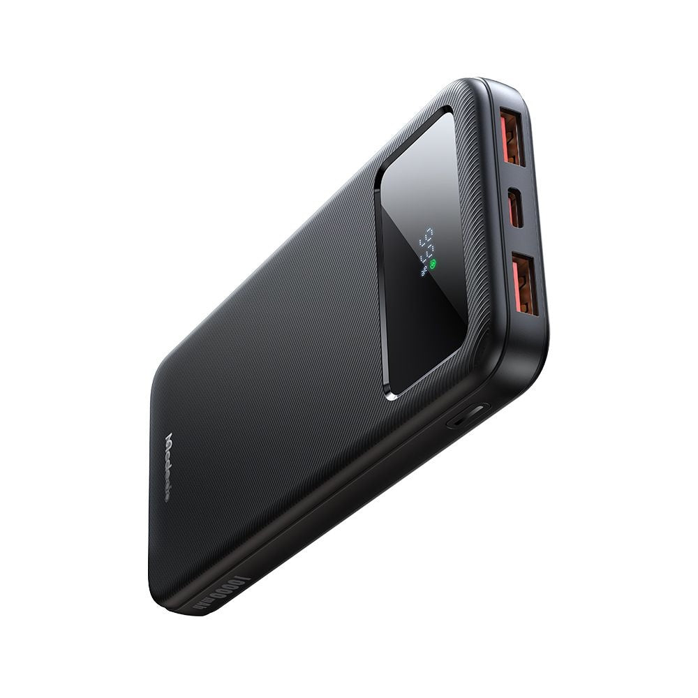 Vanjska baterija McDodo MC-4220, 10000mAh, 22.5W, QC + PD, 2 x USB-A - 1 x USB-C, Crna