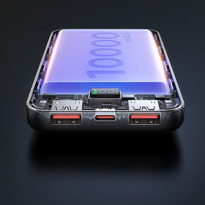 Vanjska baterija McDodo MC-4220, 10000mAh, 22.5W, QC + PD, 2 x USB-A - 1 x USB-C, Crna