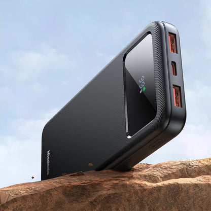 Vanjska baterija McDodo MC-4220, 10000mAh, 22.5W, QC + PD, 2 x USB-A - 1 x USB-C, Crna