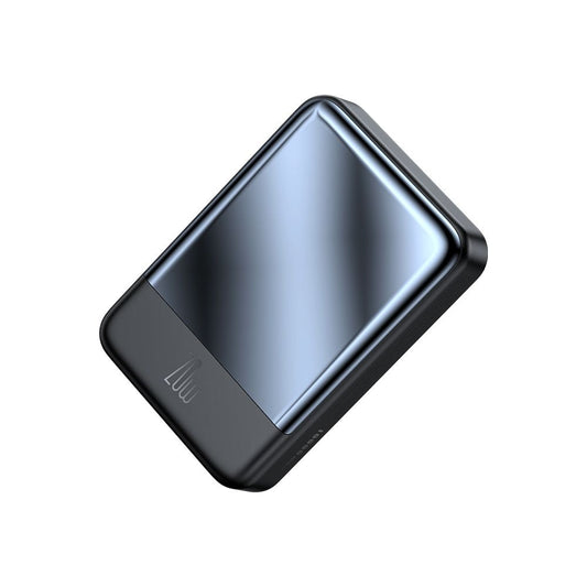 Bežična vanjska baterija McDodo MC-4261 Ambilight, 10000mAh, 20W, PD + FQI, 1 x QI - 1 x USB-C, Crna