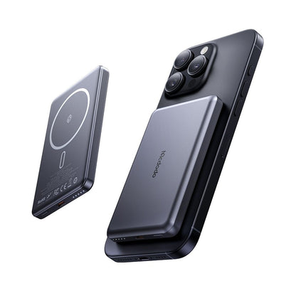 Vanjska baterija Wireless McDodo MC-4641 Meta, 5000mAh, 20W, PD + FQI, 1 x QI - 1 x USB-C, Crna