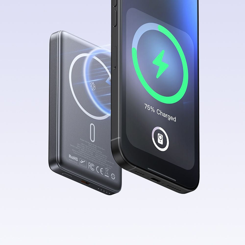 Vanjska baterija Wireless McDodo MC-4651 Meta, 10000mAh, 20W, PD + FQI, 1 x QI - 1 x USB-C, Crna