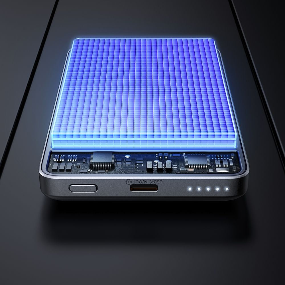 Vanjska baterija Wireless McDodo MC-4651 Meta, 10000mAh, 20W, PD + FQI, 1 x QI - 1 x USB-C, Crna