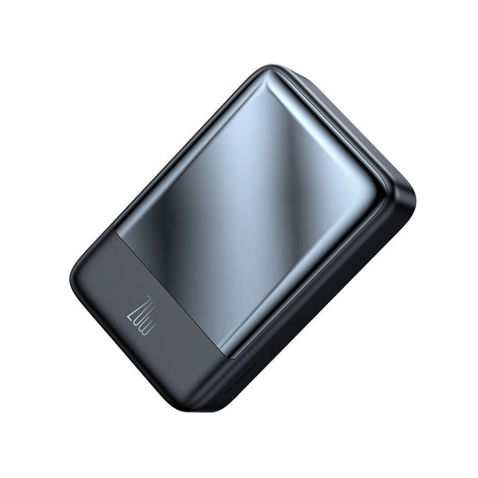 Bežična vanjska baterija McDodo MC-5021 Ambilight, 20000mAh, 20W, PD + FQI, 1 x QI - 1 x USB-C, Crna