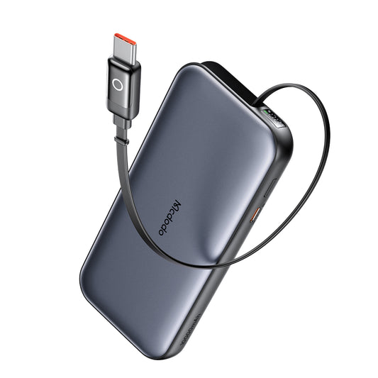 Vanjska baterija McDodo MC-5920 MetaFree, 10000mAh, 45W, PD, 2 x USB-C, Siva