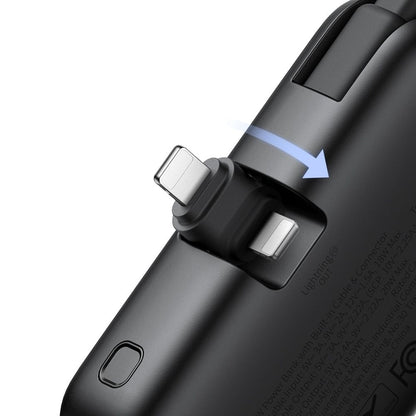 Vanjska baterija McDodo MC-7800 Freekit, 5000mAh, 22.5W, PD, 1 x Lightning - 2 x USB-C, Crna