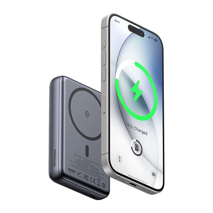 Vanjska baterija Wireless McDodo MC-8371 Meta, 10000mAh, 20W, PD + FQI, 1 x QI - 1 x USB-C, Siva