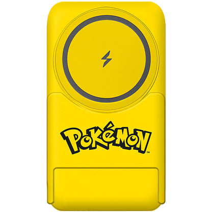Bežična vanjska baterija OTL Pokemon Pikatchu, 5000mAh, 20W, PD + FQI, 1 x QI - 1 x USB-C, Žuta PK1191