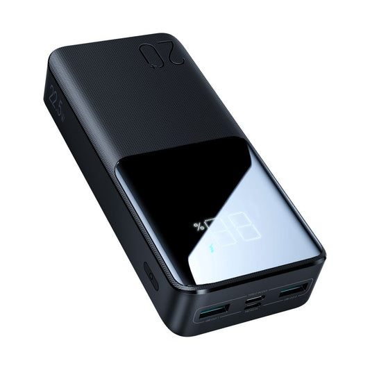 Vanjska baterija Joyroom, 20000mAh, 22.5W, QC + PD, 1 x USB-C - 2 x USB-A, Crna JR-QP192