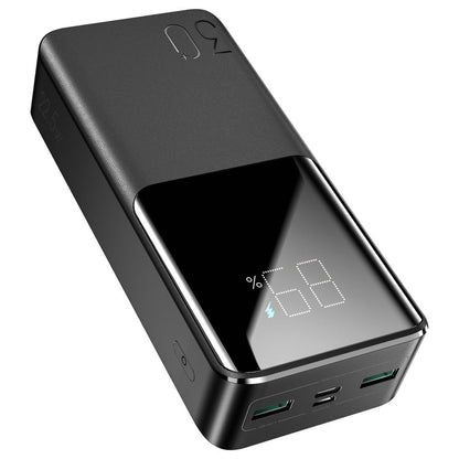 Vanjska baterija Joyroom JR-QP193, 30000mAh, 22.5W, QC + PD, 1 x USB-C - 2 x USB-A, Crna