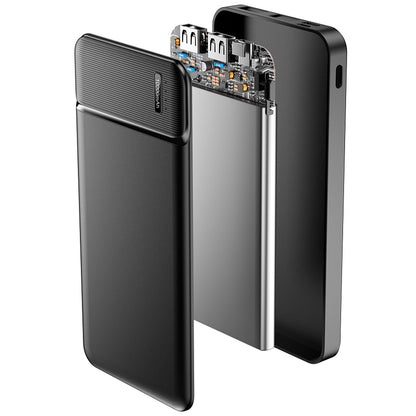 Vanjska baterija MaXlife MXPB-01, 10000mAh, 12W, 2 x USB-A, Crna