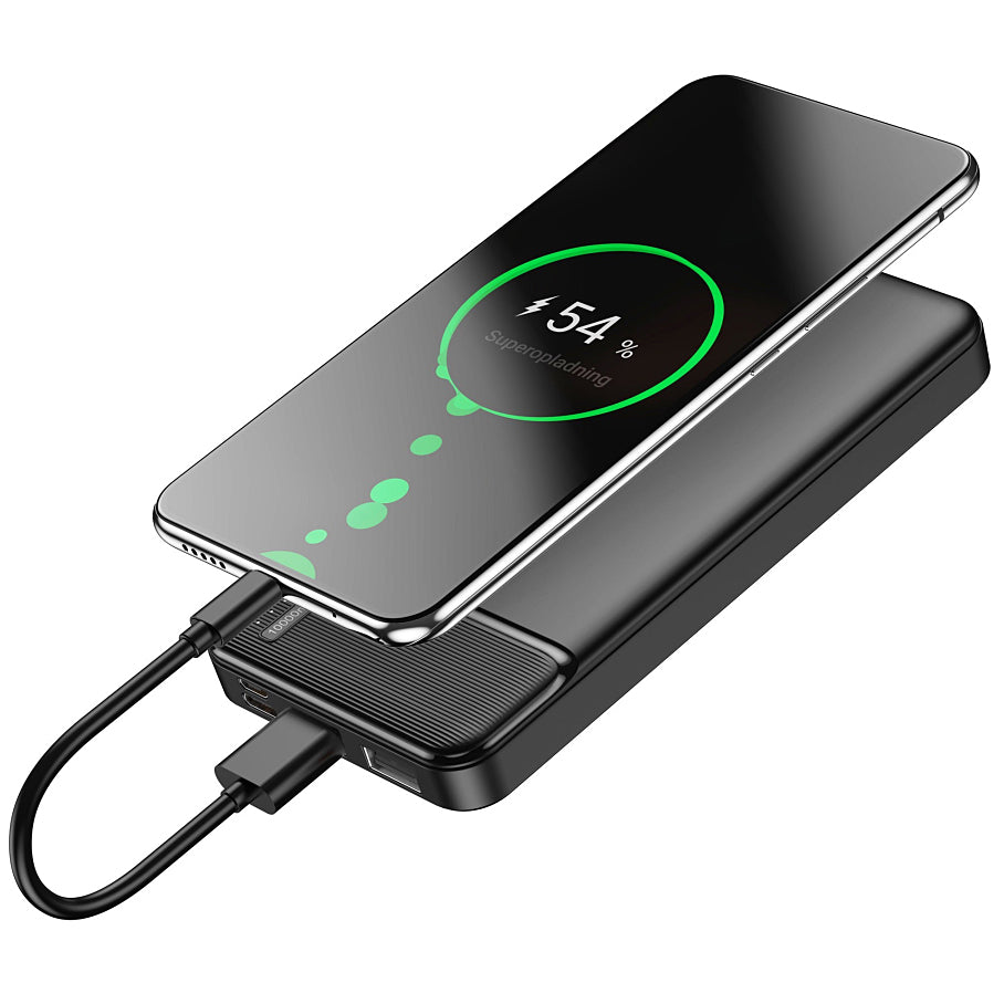 Vanjska baterija MaXlife MXPB-01, 10000mAh, 12W, 2 x USB-A, Crna
