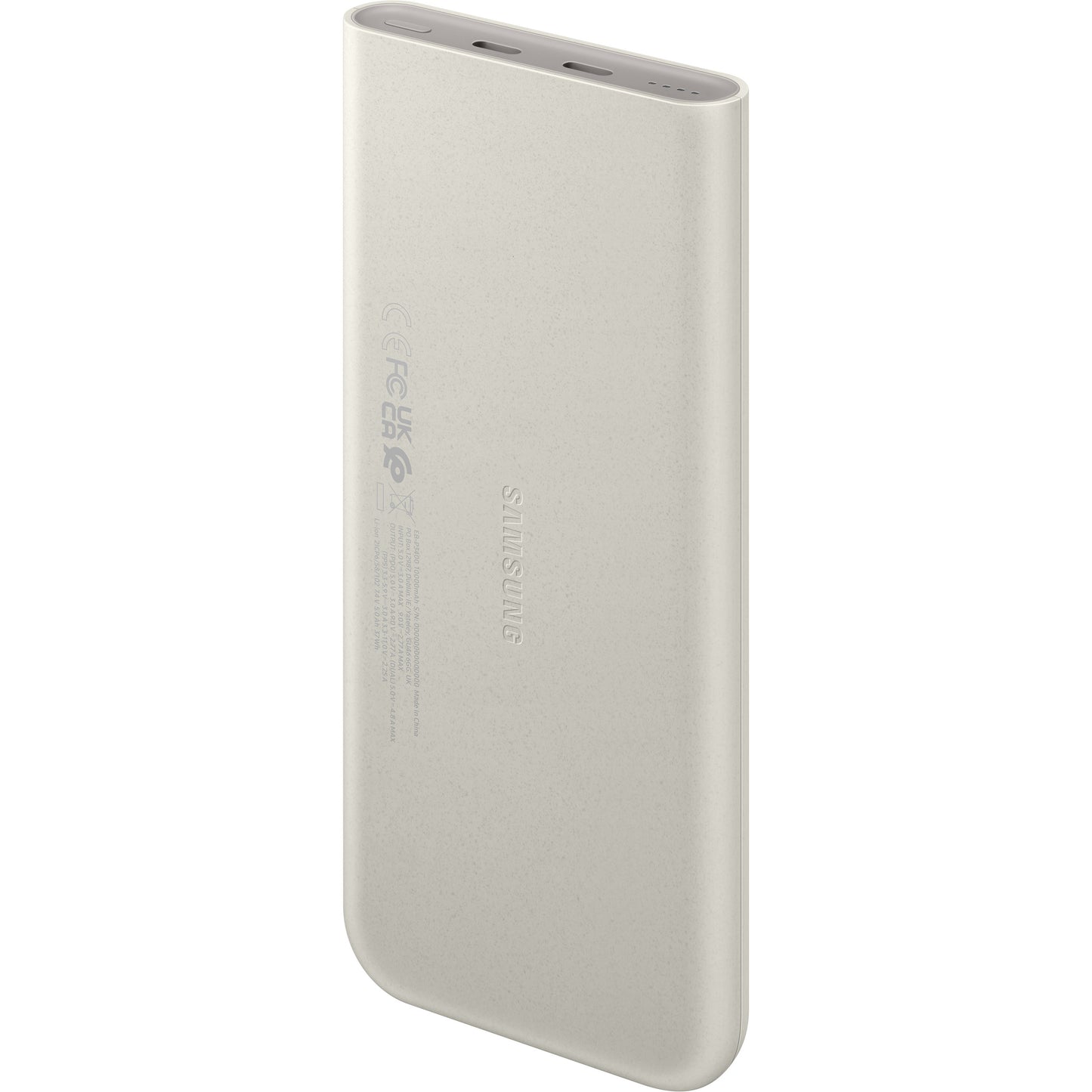 Vanjska baterija Samsung, 10000mAh, 25W, PD, 2 x USB-C, Bež EB-P3400XUEGEU