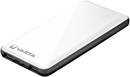 Vanjska baterija Varta Energy, 10000mAh, 15W, 1 x USB-C - 2 x USB-A, Bijela