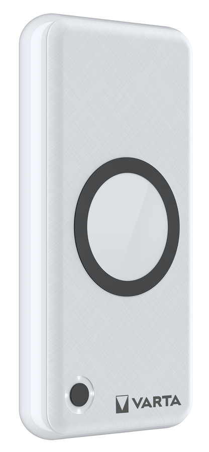 Vanjska bežična baterija Varta Energy, 20000mAh, 18W, QC + PD + FQI, 1 x QI - 1 x USB-C - 2 x USB-A, Bijela