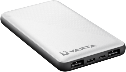 Vanjska baterija Varta Energy, 10000mAh, 15W, 1 x USB-C - 2 x USB-A, Bijela