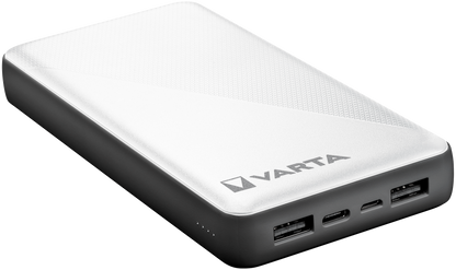 Vanjska baterija Varta Energy, 20000mAh, 15W, 1 x USB-C - 2 x USB-A, Bijela
