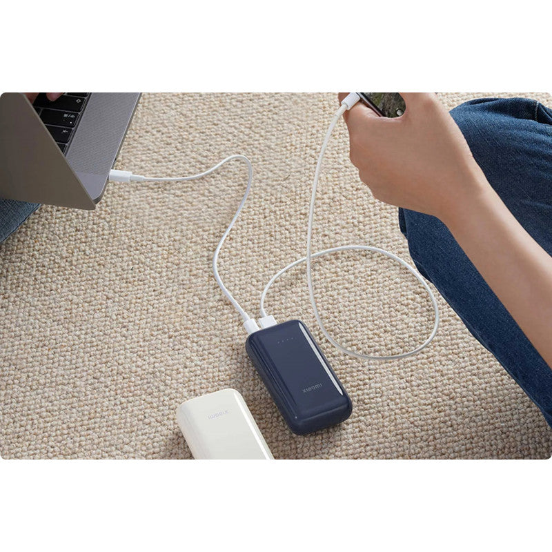 Vanjska baterija Xiaomi Pocket Edition Pro, 10000mAh, 33W, QC + PD, 1 x USB-A - 1 x USB-C, Mornarsko plava BHR5785GL