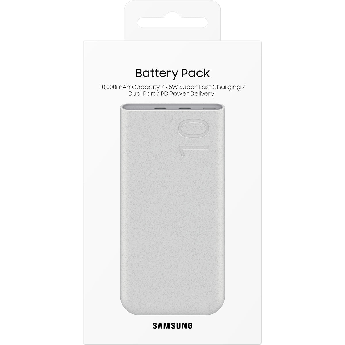 Samsung vanjska baterija, 10000mAh, 25W, PD, 2 x USB-C, Bež, Obnovljena EB-P3400XUEGEU