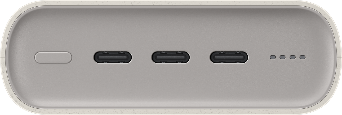 Vanjska baterija Samsung, 20000mAh, 45W, PD, 3 x USB-C, Bež EB-P4520XUEGEU
