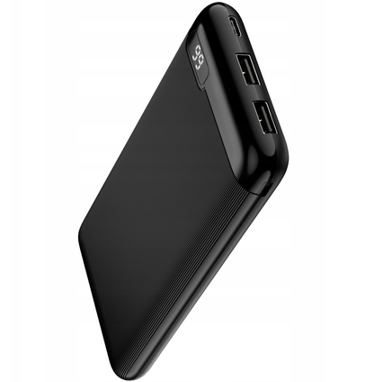 Vanjska baterija Setty SPBL-10, 10000mAh, 10W, 2 x USB-A, Crna