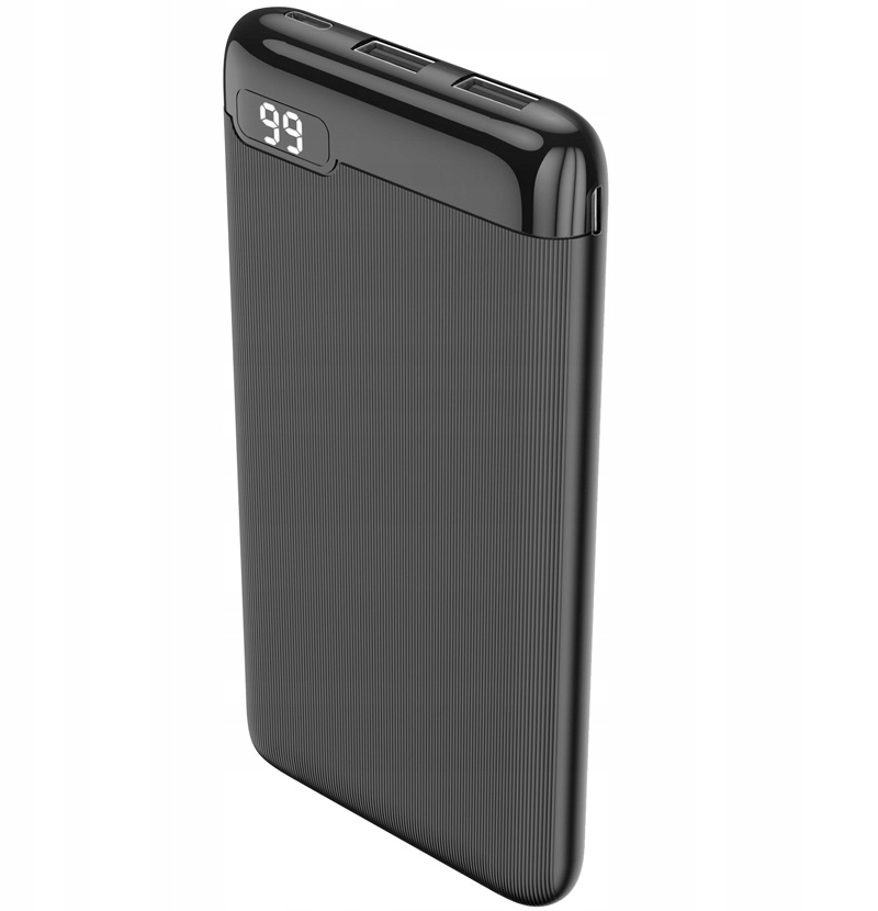 Vanjska baterija Setty SPBL-10, 10000mAh, 10W, 2 x USB-A, Crna