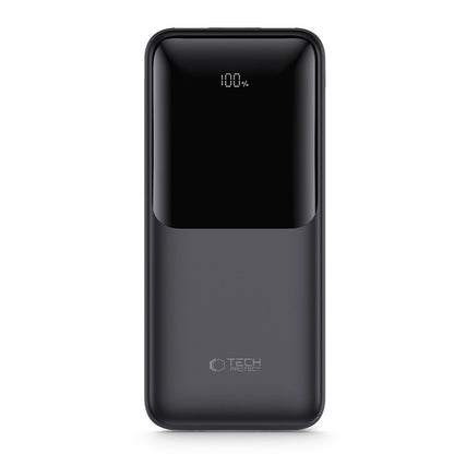 Vanjska baterija Tech-Protect PB01, 10000mAh, 22.5W, QC + PD, 1 x USB-C - 2 x USB-A, Crna