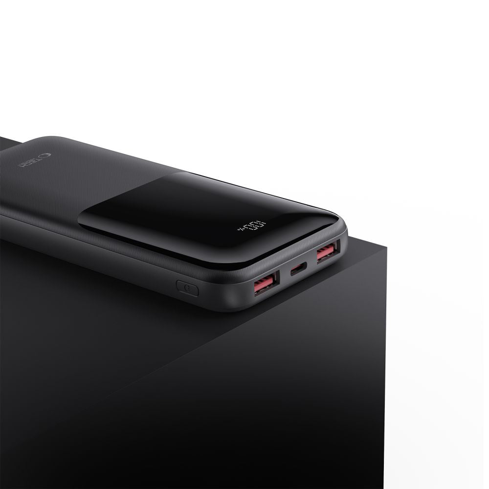 Vanjska baterija Tech-Protect PB01, 10000mAh, 22.5W, QC + PD, 1 x USB-C - 2 x USB-A, Crna