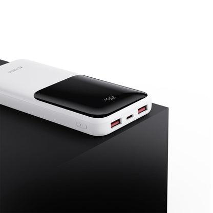Vanjska baterija Tech-Protect PB01, 10000mAh, 22.5W, QC + PD, 1 x USB-C - 2 x USB-A, Bijela