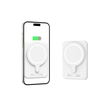 Vanjska baterija Wireless Tech-Protect PB10 LifeMag, 5000mAh, 15W, PD + FQI, 1 x QI - 1 x USB-C, Bijela