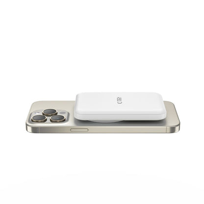 Vanjska baterija Wireless Tech-Protect PB10 LifeMag, 5000mAh, 15W, PD + FQI, 1 x QI - 1 x USB-C, Bijela