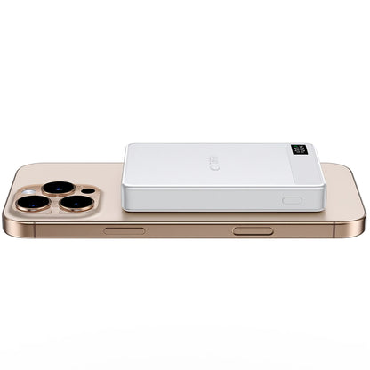Vanjska baterija Wireless Tech-Protect PB33 LifeMag, 5000mAh, 15W, FQI, 1 x QI - 1 x USB-C, Siva